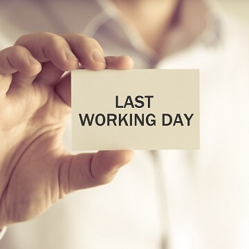 Salarié : comment réussir votre dernier jour de travail ?